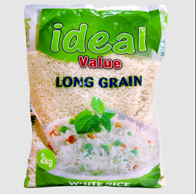Ideal Value Long Grain White Rice 2kg